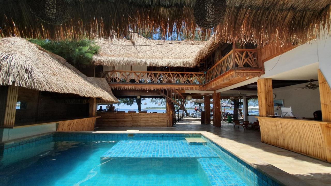 Samba Villas Beachfront View Джили Трауанган Екстериор снимка